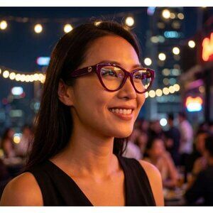 NEW GUCCI GG1581O 003 EYEGLASSES FUCHSIA WOMEN EYEWEAR GUCCI